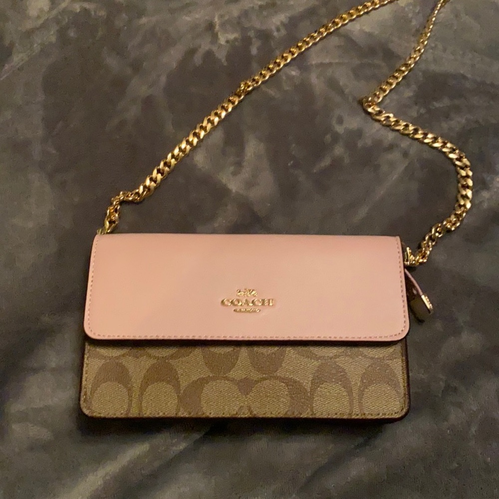 NWOT coach foldover wristlet